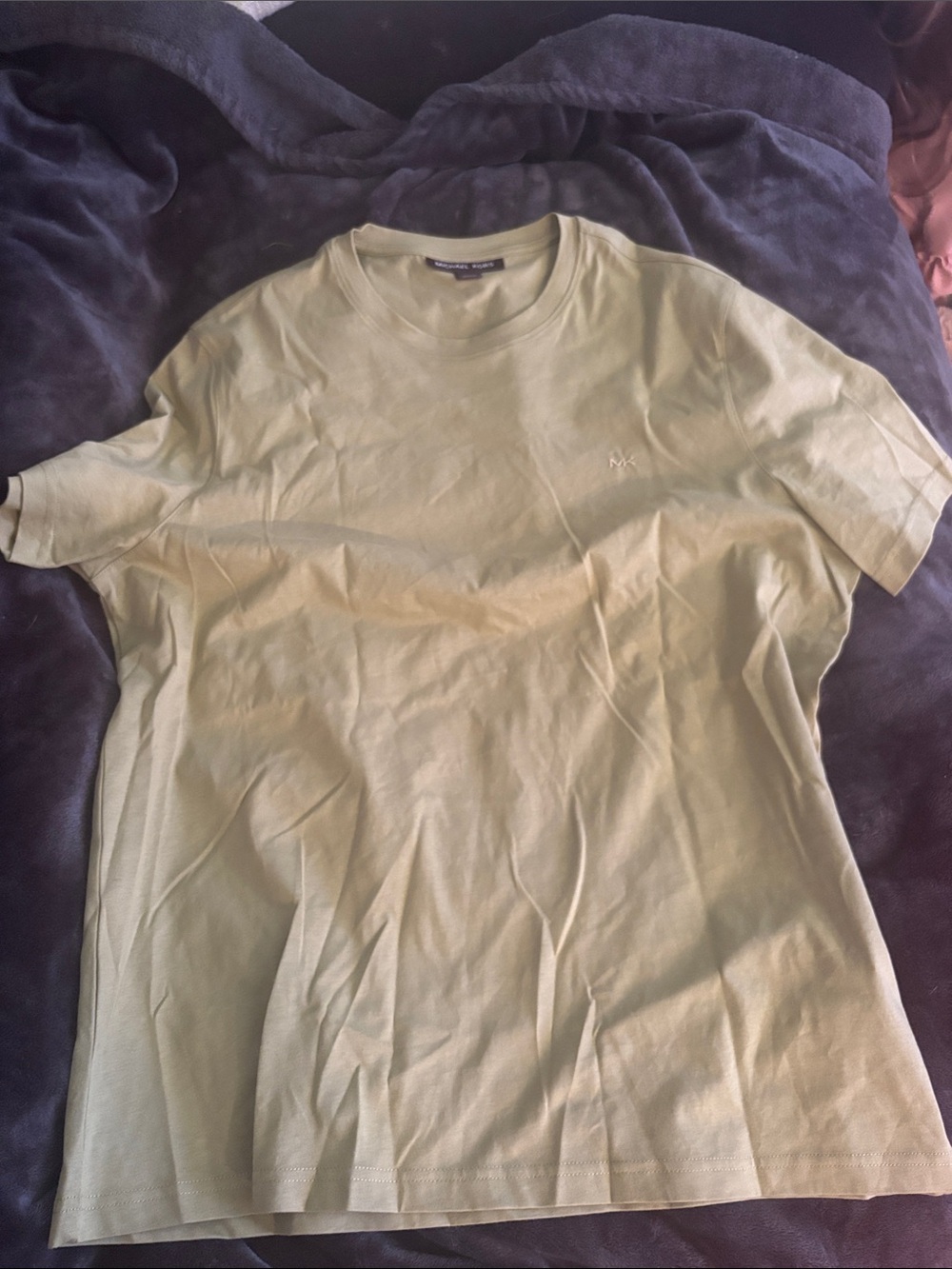 Michael Kors Men’s Light Olive Crew Neck Tee